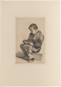 Enfant Mangeant sa Soupe (Boy Eating His Soup)