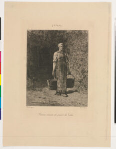 Femme Venant de Puiser de l’Eau
