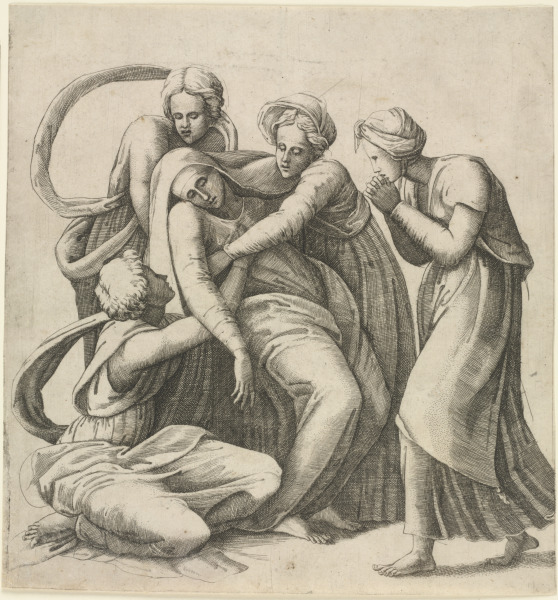 The Virgin Fainting Supported by Four Women - Image 1