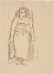 Standing Figure in Dress
