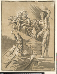 Virgin and Child with St. Sebastian