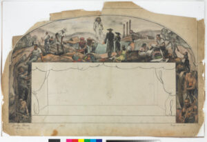 Study for a Mural or Theater Proscenium