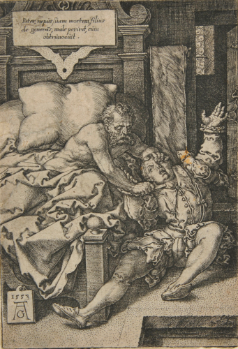 JUDGE HERKINBLAD (ARCHAMBAULD) STABBING HIS NEPHEW