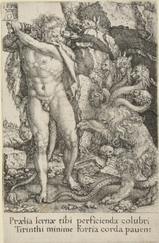 HERCULES FIGHTING THE HYDRA OF LERNA