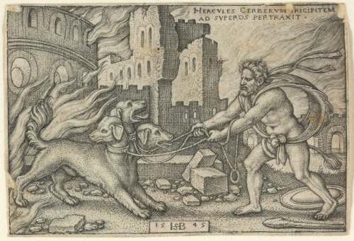 HERCULES CAPTURING CERBERUS