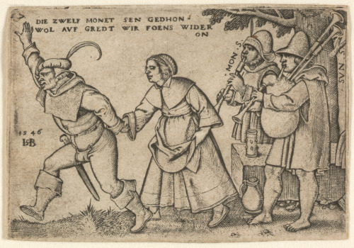 A PEASANT COUPLE STEPPING TO THE LEFT
