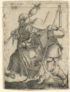 Old Couple Dancing to the Left