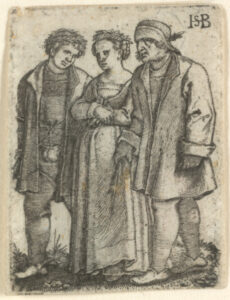 Plate 8 from the series “The Wedding Procession”