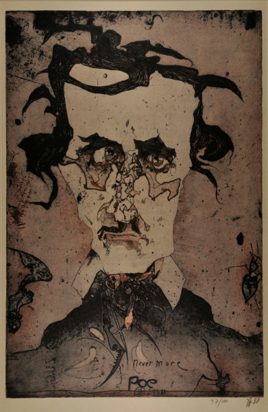 Portrait of Edgar Allan Poe - Image 2