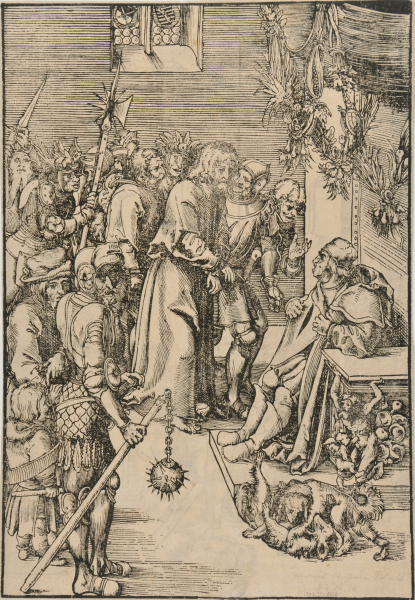 Recto: Christ Before Annas; Verso: Christ Before Pilate - Image 2