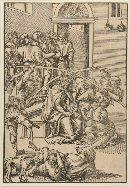 RECTO: CHRIST CROWNED WITH THORNS; VERSO: CHRIST BEARING THE CROSS