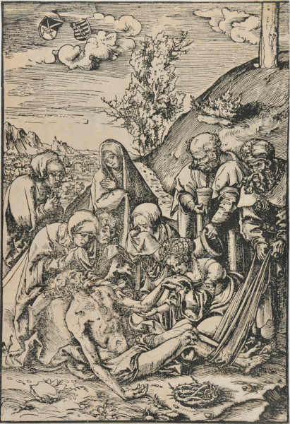 RECTO: THE LAMENTATION; VERSO: THE ENTOMBMENT