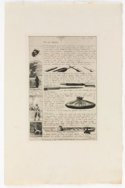 Plate 1 from the portfolio “Lettre sur les elements de la gravure à l’eau-forte” - Image 1