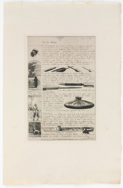 Plate 1 from the portfolio “Lettre sur les elements de la gravure à l’eau-forte” - Image 3