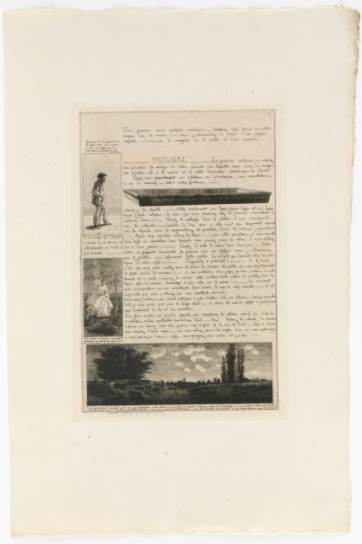 Plate 3 from the portfolio “A Letter on the Elements of Etching” - Image 1