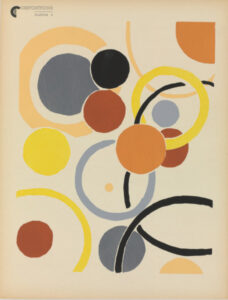 Plate 2 from the portfolio “Compositions, Couleurs, Idées”