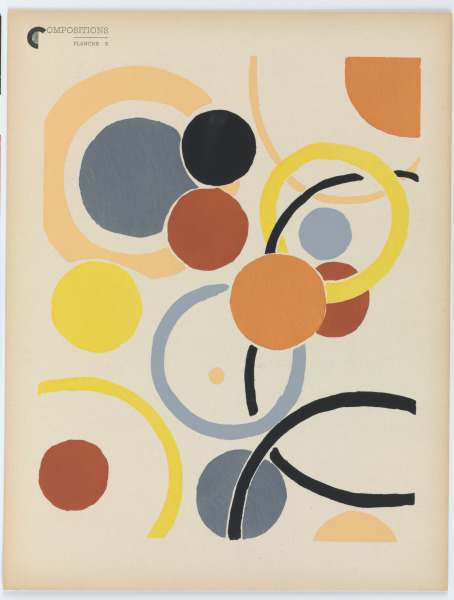 Plate 2 from the portfolio “Compositions, Couleurs, Idées” - Image 2