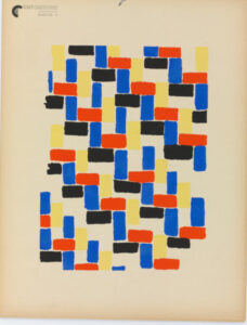 Plate 5 from the portfolio “Compositions, Couleurs, Idées”