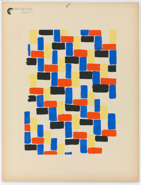 Plate 5 from the portfolio “Compositions, Couleurs, Idées” - Image 2