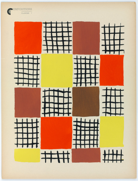 Plate 7 from the portfolio “Compositions, Couleurs, Idées” - Image 2