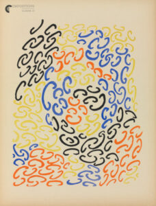 Plate 10 from the portfolio “Compositions, Couleurs, Idées”