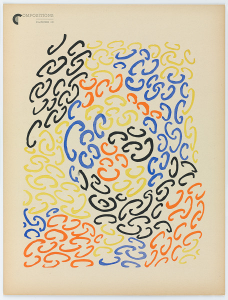 Plate 10 from the portfolio “Compositions, Couleurs, Idées” - Image 2