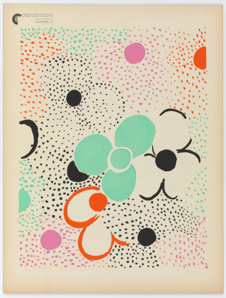 Plate 12 from the portfolio “Compositions, Couleurs, Idées” - Image 2