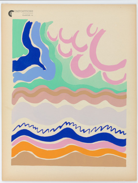 Plate 14 from the portfolio “Compositions, Couleurs, Idées” - Image 2