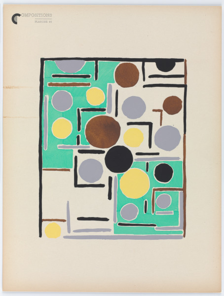 Plate 15 from the portfolio “Compositions, Couleurs, Idées” - Image 2