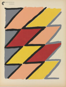 Plate 22 from the portfolio “Compositions, Couleurs, Idées”