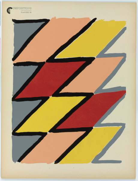 Plate 22 from the portfolio “Compositions, Couleurs, Idées” - Image 2