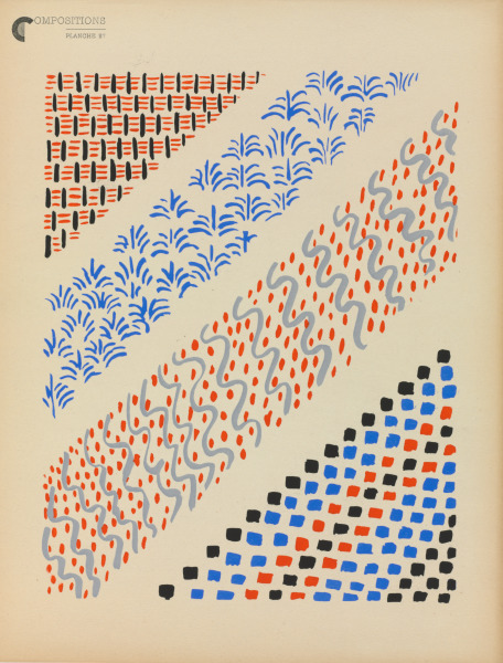 Plate 27 from the portfolio “Compositions, Couleurs, Idées”