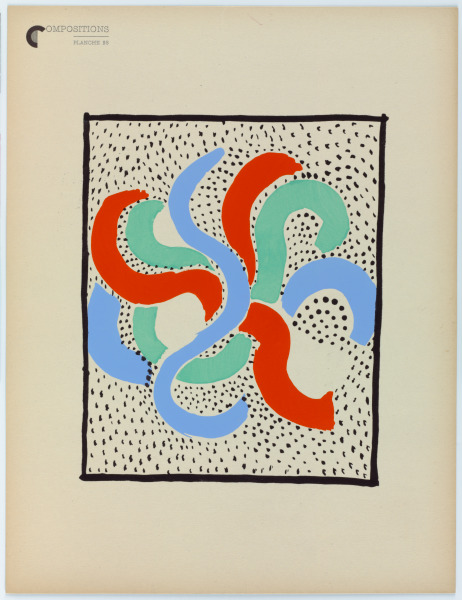 Plate 28 from the portfolio “Compositions, Couleurs, Idées” - Image 2