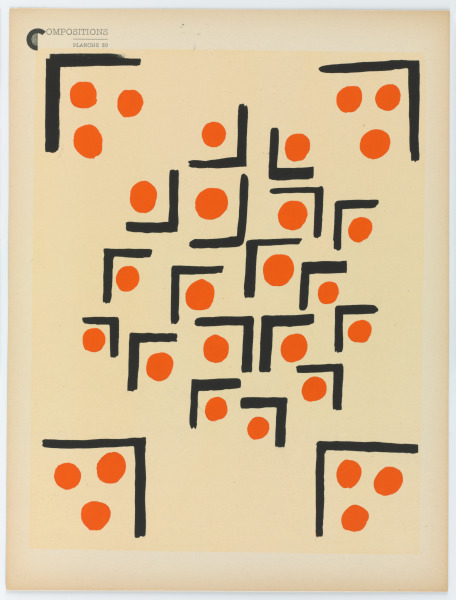 Plate 29 from the portfolio “Compositions, Couleurs, Idées” - Image 2