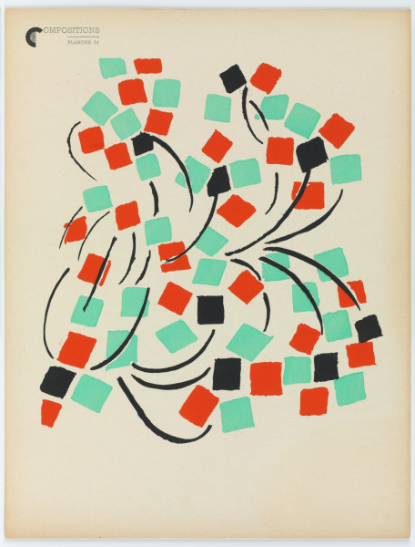 Plate 31 from the portfolio “Compositions, Couleurs, Idées” - Image 2