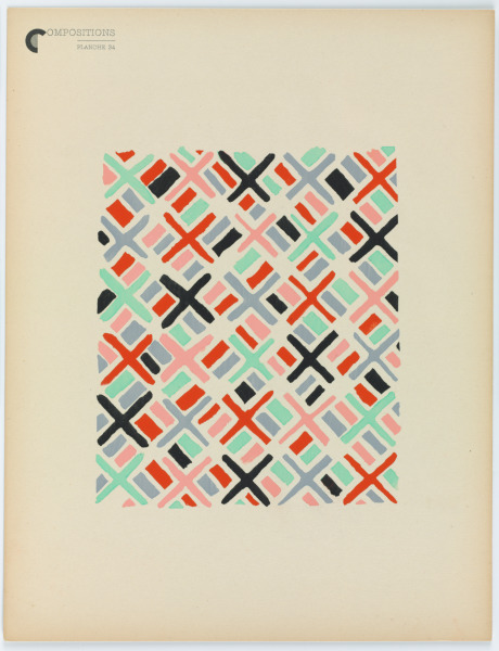 Plate 34 from the portfolio “Compositions, Couleurs, Idées” - Image 2