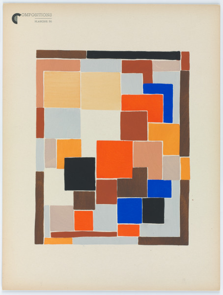 Plate 36 from the portfolio “Compositions, Couleurs, Idées” - Image 2