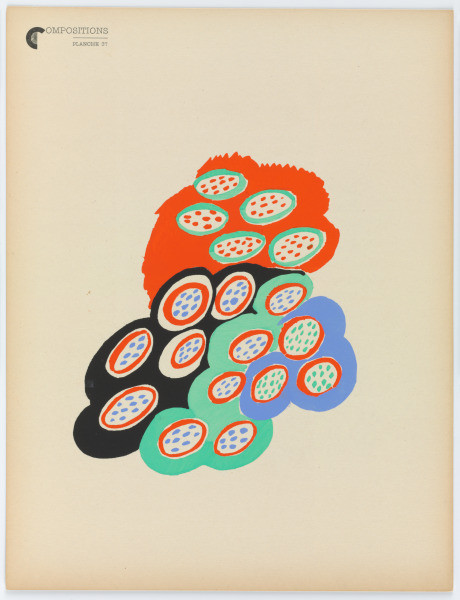 Plate 37 from the portfolio “Compositions, Couleurs, Idées” - Image 2
