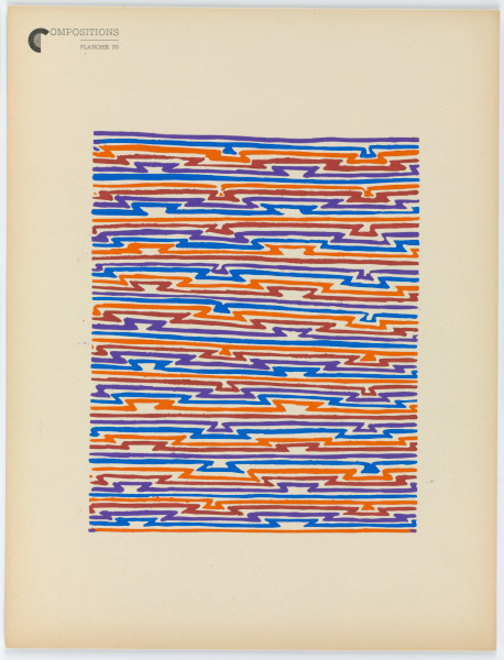 Plate 38 from the portfolio “Compositions, Couleurs, Idées” - Image 2