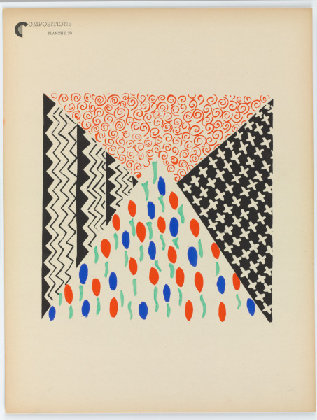 Plate 39 from the portfolio “Compositions, Couleurs, Idées” - Image 2