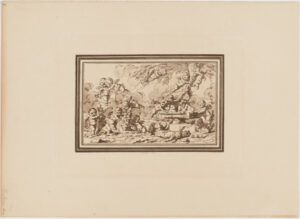 Cupids Playing about a Fountain