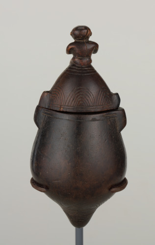 Flask with Figurative Lid - Image 3
