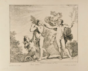 Seven illustrations from the book of Genesis: the Expulsion of Adam and Eve from Paradise