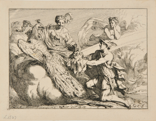 MERCURY BEARS THE HEAD OF ARGUS TO JUNO