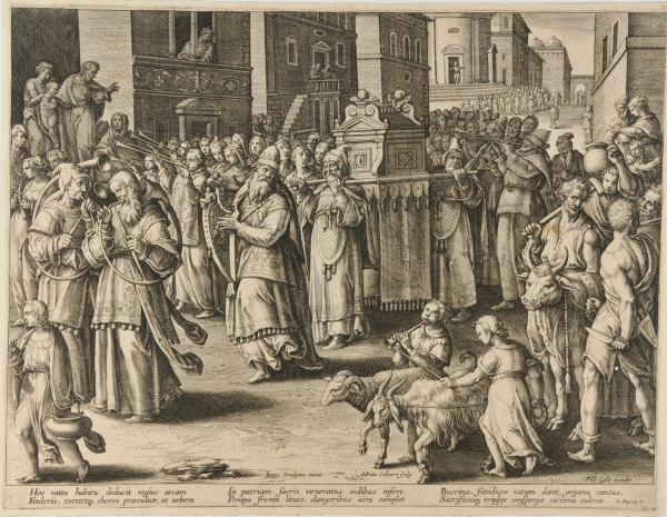 THE ARK OF THE COVENANT BROUGHT TO JERUSALEM