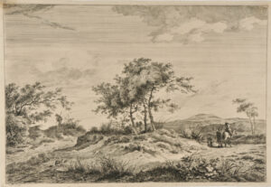 Landscape with Man on Horseback and Two Other Men