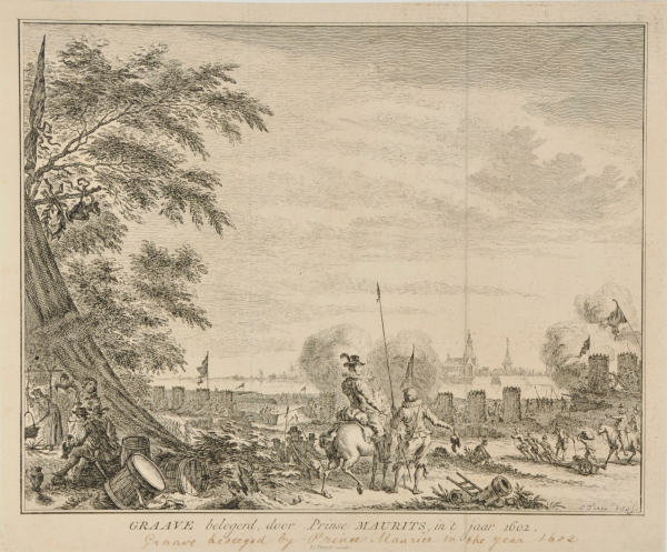 Graave Beseiged by Prince Maurice in the Year 1602