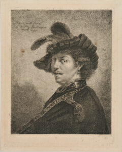 Rembrandt with a Plumed Cap