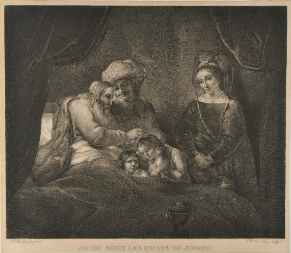 Jacob Blessing the Children of Joseph