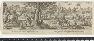 The Heron Hunt with Falcons